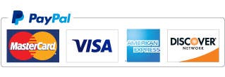 paypal payment options, mastercard logo, visa logo, amex logo, discover logo