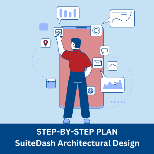 graphic element showing a plan for software design